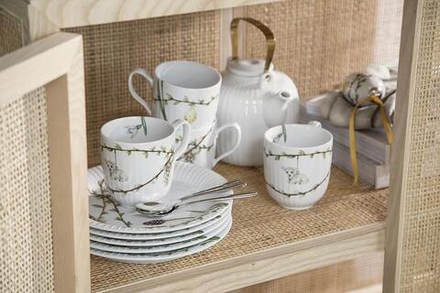 Тарелка закусочная K hler Hammersh i Spring, фарфор, 22 см