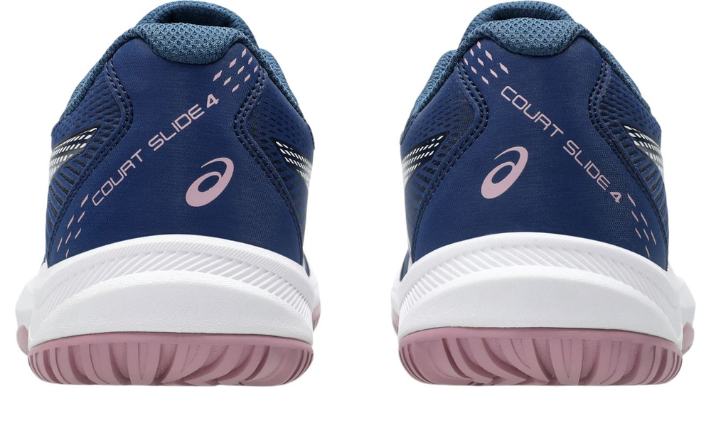 Женские теннисные кроссовки Asics Court Slide 4 - independence blue/white