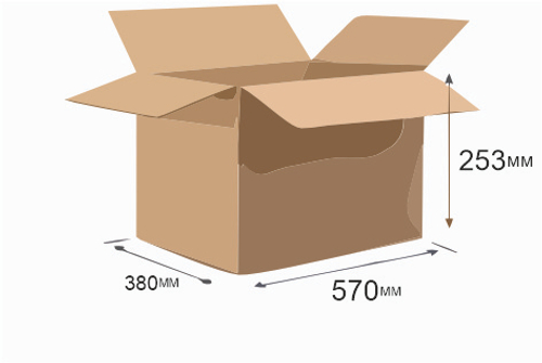 Гофрокороб 570х380х253 Т 22С
