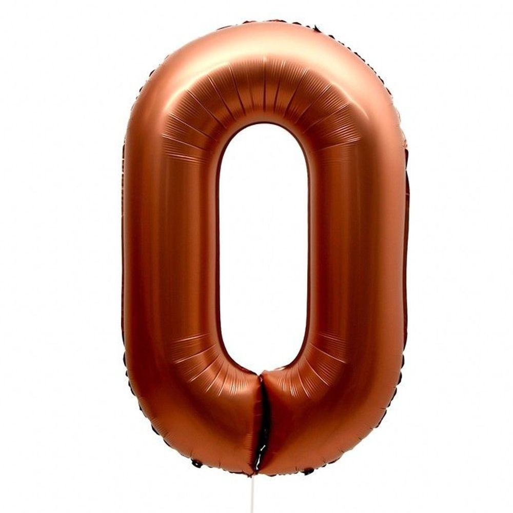 Цифра 0 Коричневый 40&quot; К