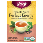 Yogi Tea, Perfect Energy®, ваниль, 16 чайных пакетиков, 32 г (1,12 унции)