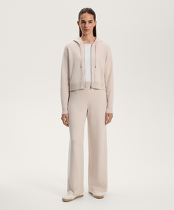 Oysho Вязаная куртка с капюшоном, каменный