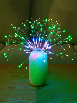 Гирлянда светодиодная "БРЫЗГИ ШАМПАНСКОГО" 198 LED многоцвет.п.у., D 30cm, 8 реж.,IP44, MAG-G003-198