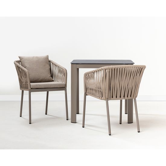 Стул monyx, серо-бежевый