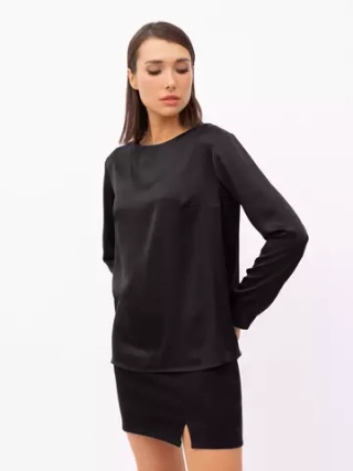 Блузка с рукавом Anyday Icon Blouse 01, цвет черный