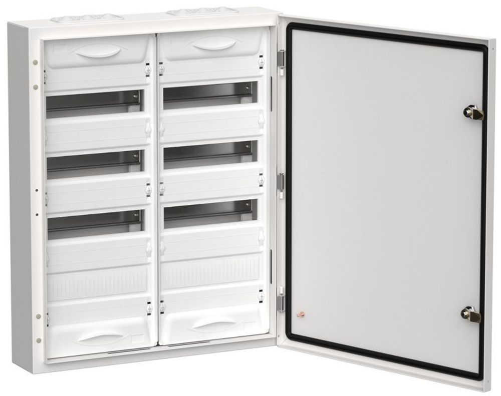 Корпус ЩРн-96 (2х48) TITAN 5 710х570х140 IP54 одна дверь метал. бел. IEK TI5-50-N-2X048-54