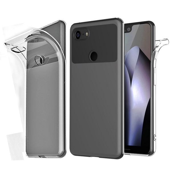Силиконовый чехол для Google Pixel 3 XL (Прозрачный)