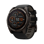 Умные часы Garmin Fenix 8, 51мм, Solar Sapphire Titanium Carbon Gray (010-02907-11)