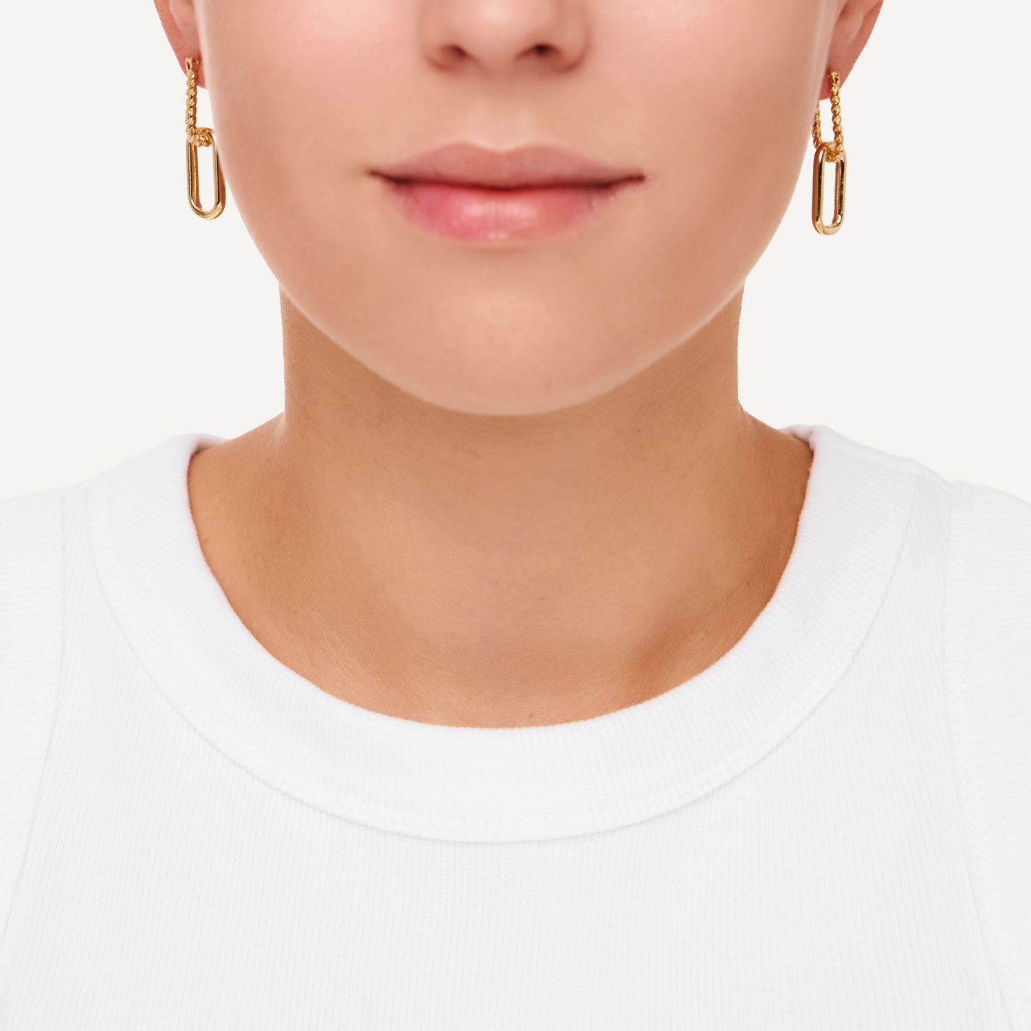 Серьги Entwined Bonds Earrings – Gold