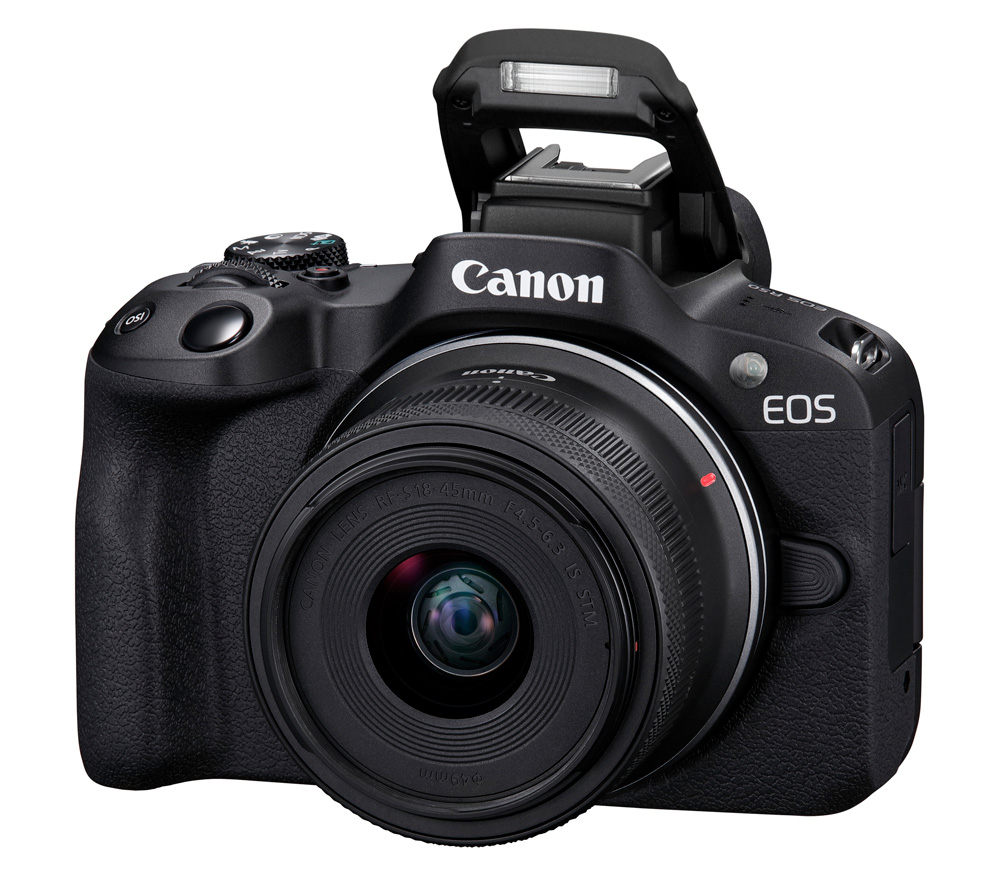 Беззеркальный фотоаппарат Canon EOS R50 Kit RF-S 18-45mm IS STM (уцененный)