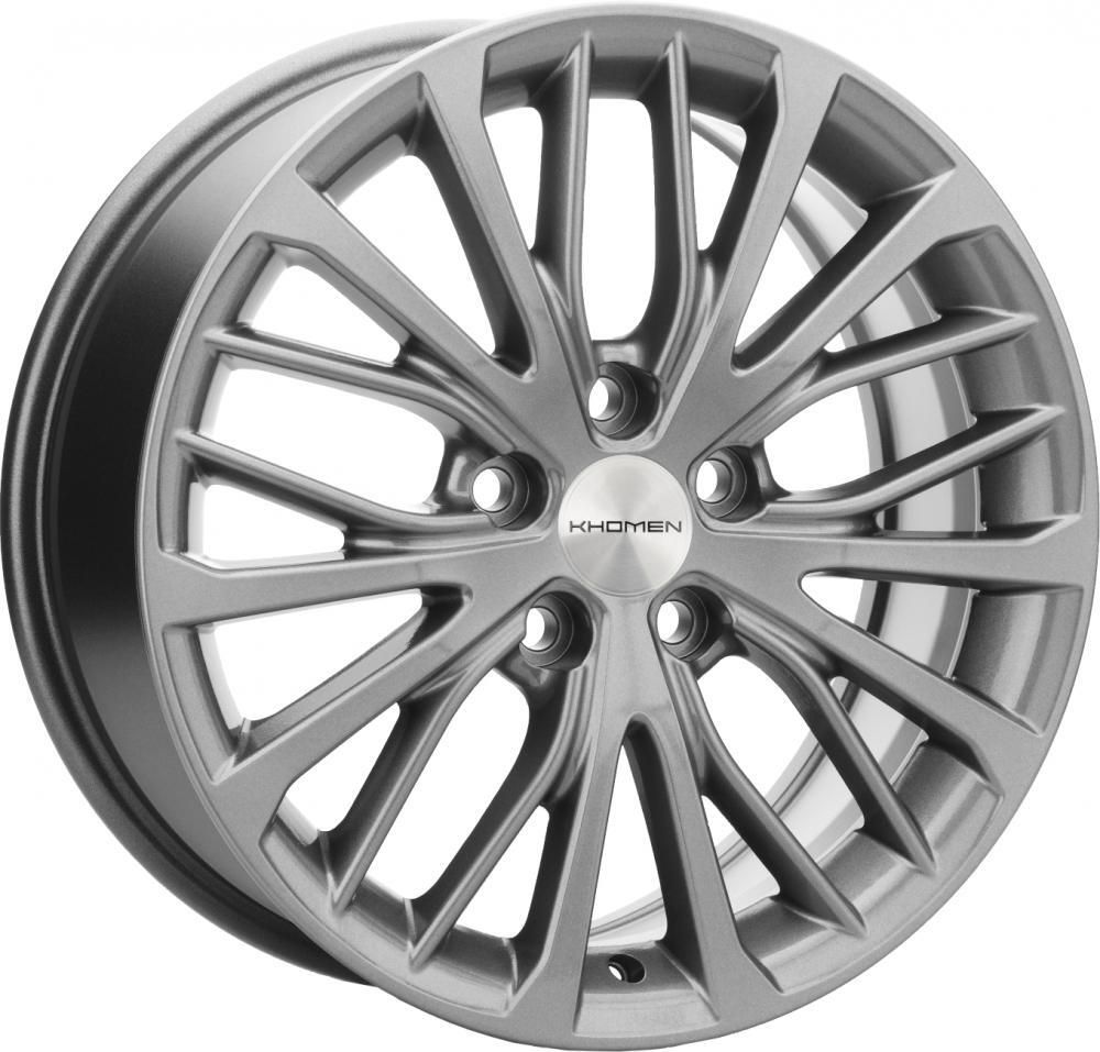 Khomen 1705 7x17 5x114.3 ET 45 Dia 60.1 (grey)