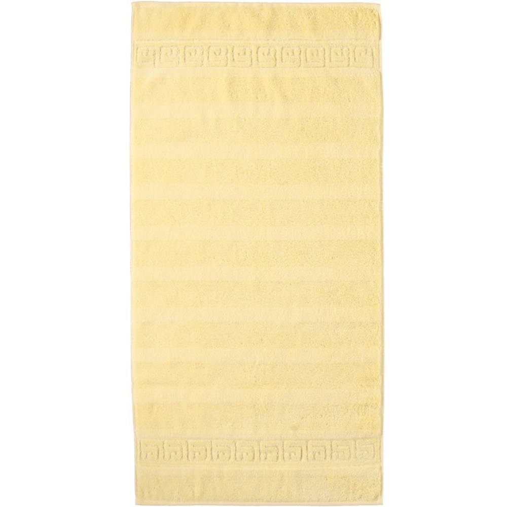Полотенце Cawo Noblesse 1001 581 желтое детали