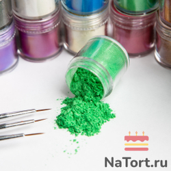 Краситель сухой перламутровый Bakerika «Сочный лайм» 4 гр