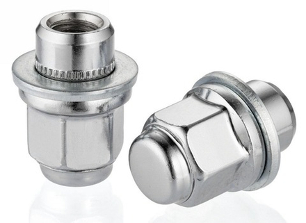 Гайка M12X1.5 (35) КЛЮЧ 21, ПРЕССШАЙБА, ЗАКРЫТАЯ)