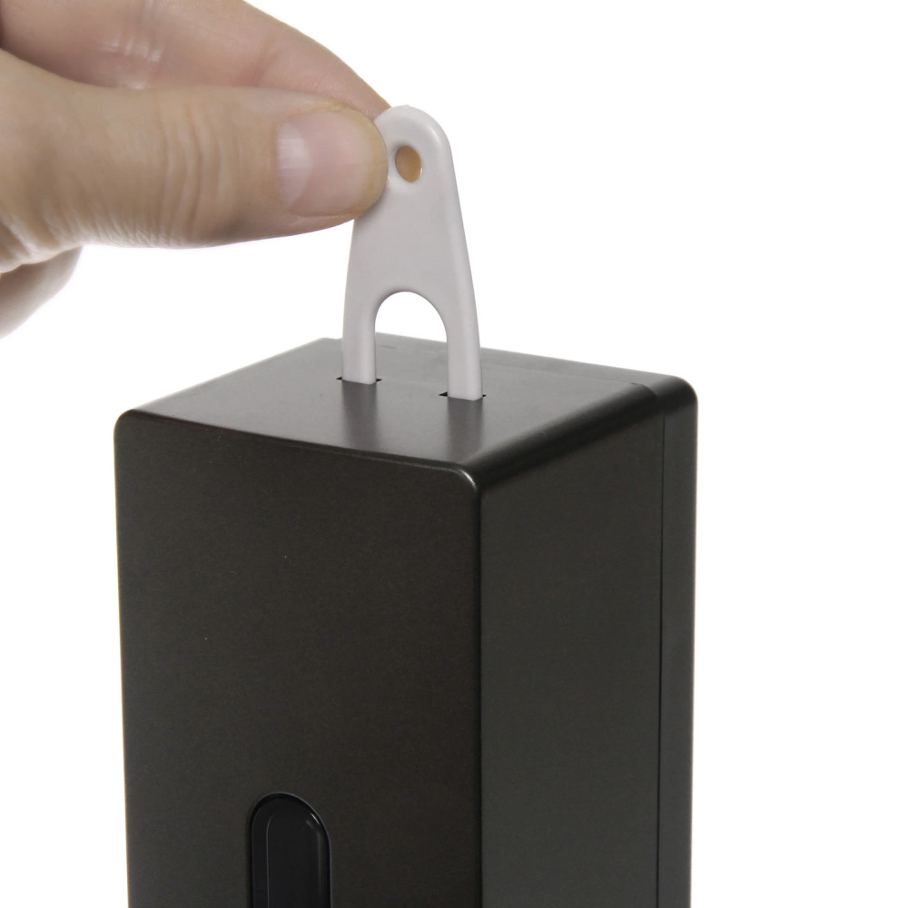 Дозатор для жидкого мыла настенный 400 мл серый ZA607G