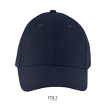 Бейсболка SOLAR, 6 клиньев