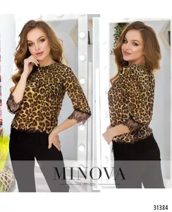 Блуза 1056-леопардовый Minova