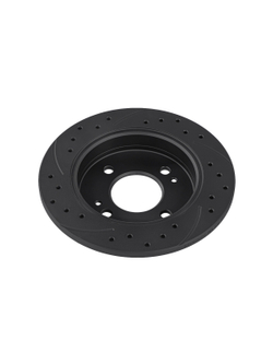 Диск тормозной задний перфорированный PRO-LINE с покрытием комплект HYUNDAI I10/KIA PICANTO I/II /D=234MM GANZ GIJ10113S