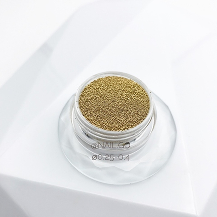 Бульонки золото 0,25-0,4мм
