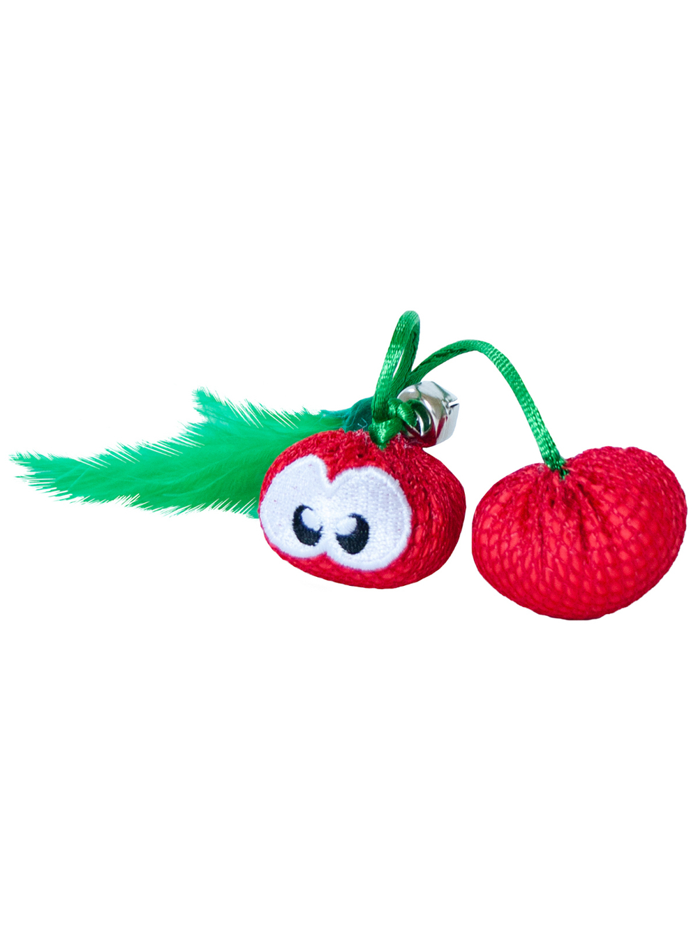 Игрушка Petstages Dental "Вишни", для кошек, для кошек, с кошачьей мятой, 7 см