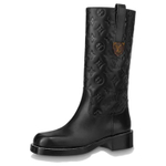 LOUIS VUITTON Downtown Boots "Black Monogram" Women"s
