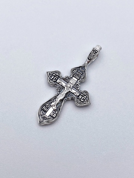 Крест из серебра/Чернение