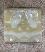 Одеяло х/б байк. детское арт.57-8ЕТЖ разм.140*100 бежевый кружево