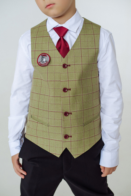 Жилет для мальчика коллекция "Нобель"