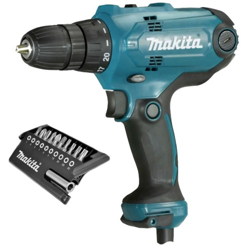 Сетевая дрель-шуруповерт Makita DF0300X2