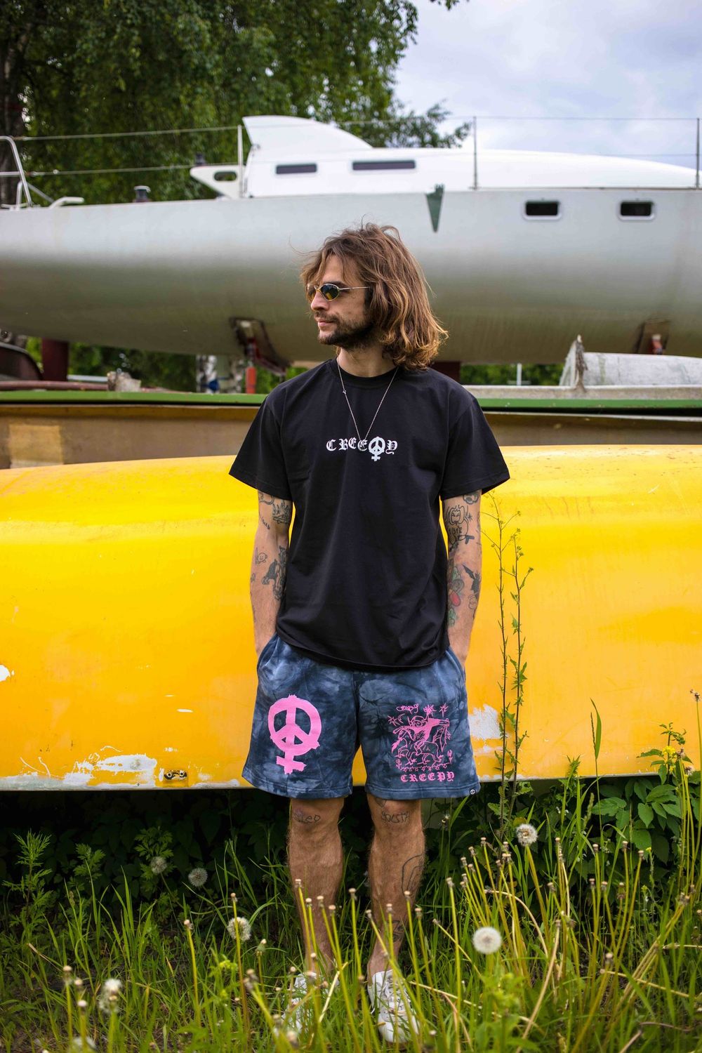 Шорты Creepy Clothing Скакун TD Серые