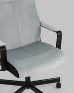 Кресло руководителя TopChairs ST-DOMINGO серо-голубой