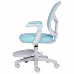 Кресло детское с подставкой для ног BRABIX "Toy MG-205", сетка/ткань TW, голубое, 533152