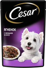 Ягненок с овощами, 85гр влажный корм для собак, Cesar
