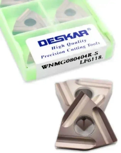 Пластина сменная WNMG080404 R S LF6118 (1 шт.) Deskar