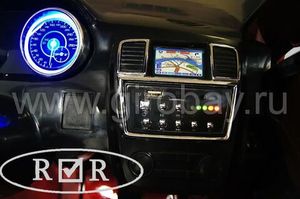 Детский электромобиль River Toys Mercedes-Benz GL63 красный фото №10