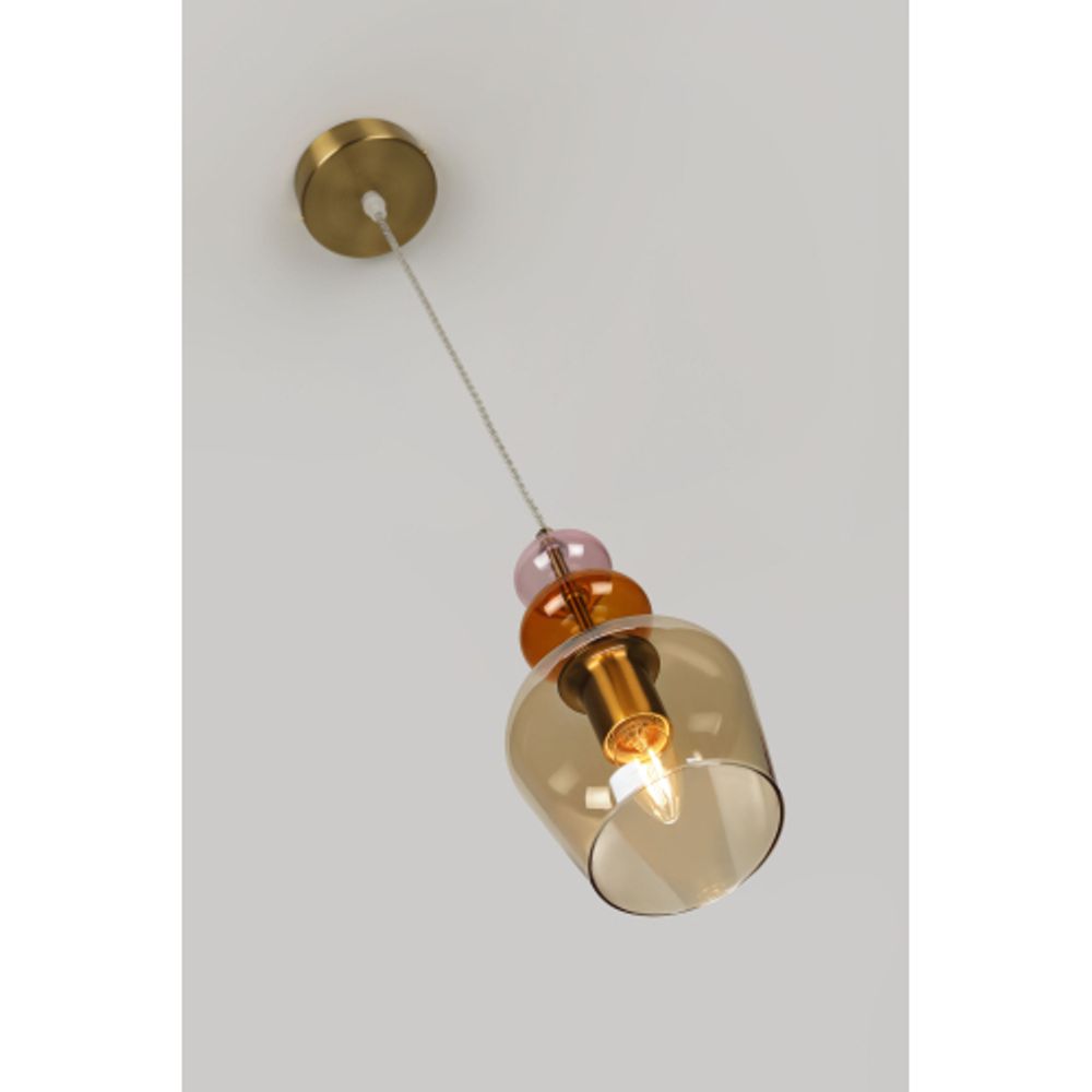 Светильник подвесной (подвес) Rivoli Corina 4114-201 1 х Е27 40 Вт дизайн | Rivoli