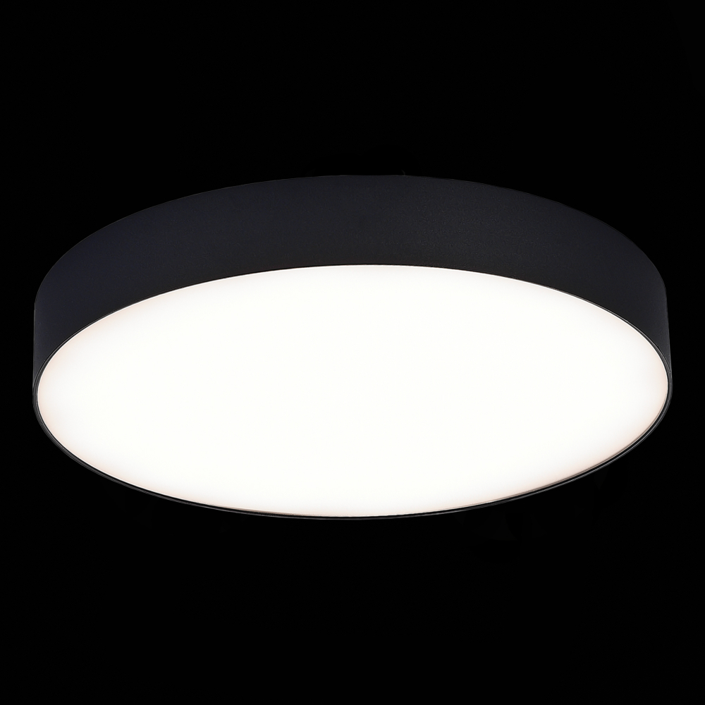 ST606.442.48 Светильник потолочный Черный LED 1*48W 4000K 4 320Lm Ra&gt;85 120° IP20 D400xH55 185-265V