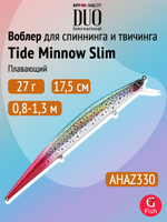 Воблер DUO Tide Minnow Slim 175SP, CCC0386 Grey Mullet, 175 мм, 27,6 г, нейтральный, минноу