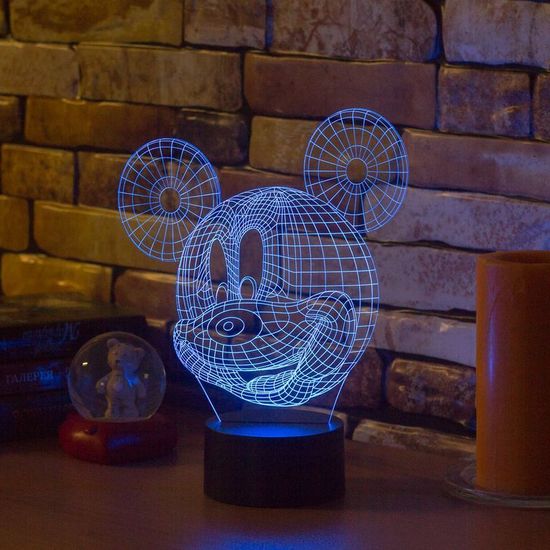 3D ночник Микки Маус