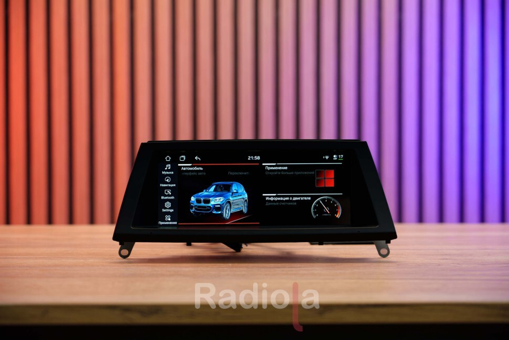 Магнитола BMW X5 E70, X6 E71 2006-2009 CСC - Radiola RDL-6285 монитор 8.8" на Android 13, 6Гб+128Гб, CarPlay, 4G SIM-слот
