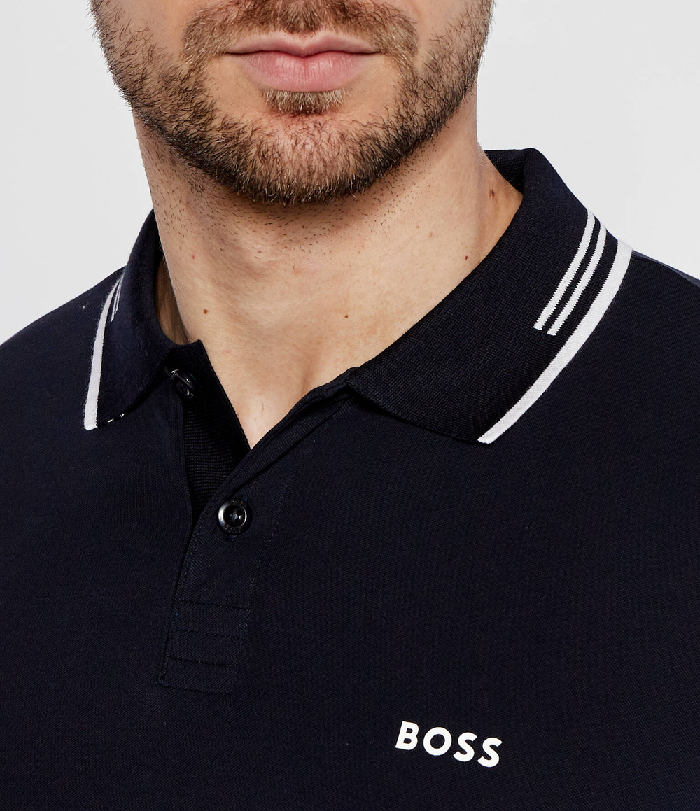 Поло Paul BOSS GREEN - темно-синий(50506193)