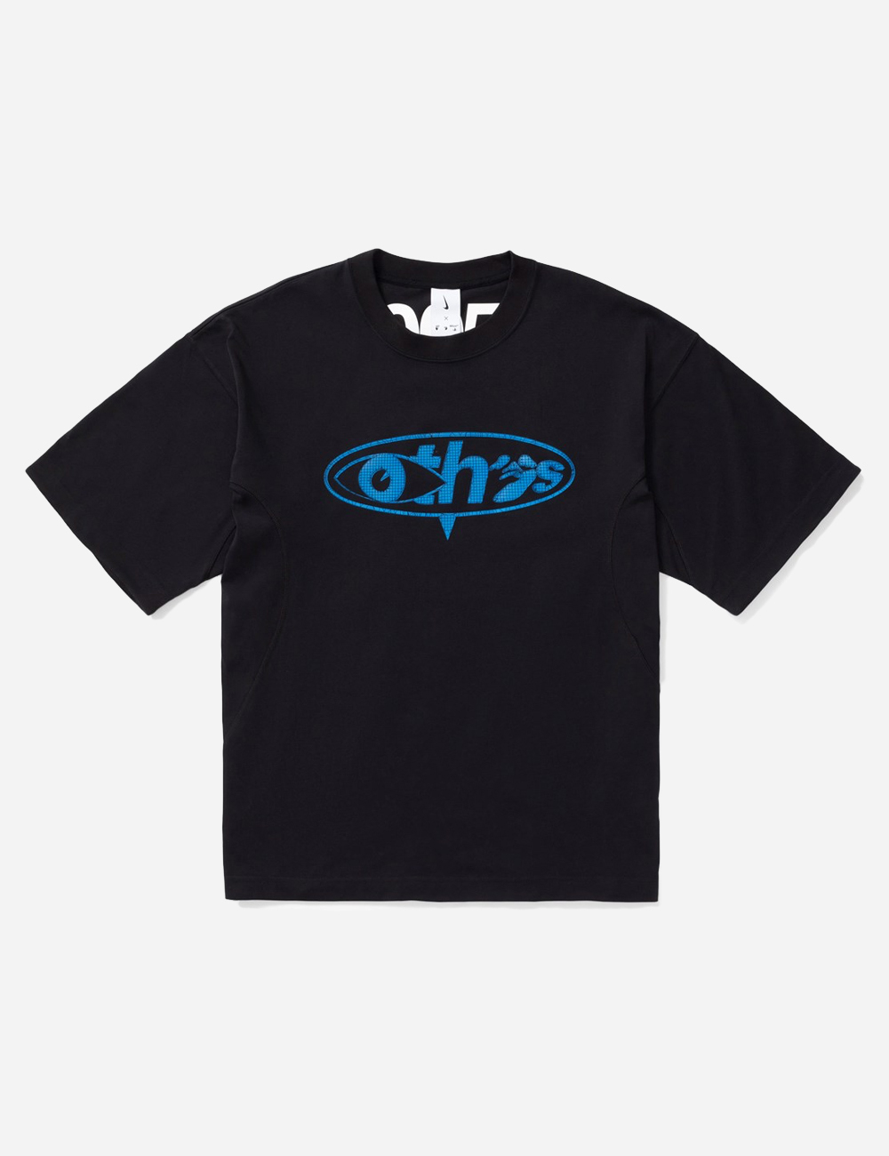 Nike white and black t shirt top