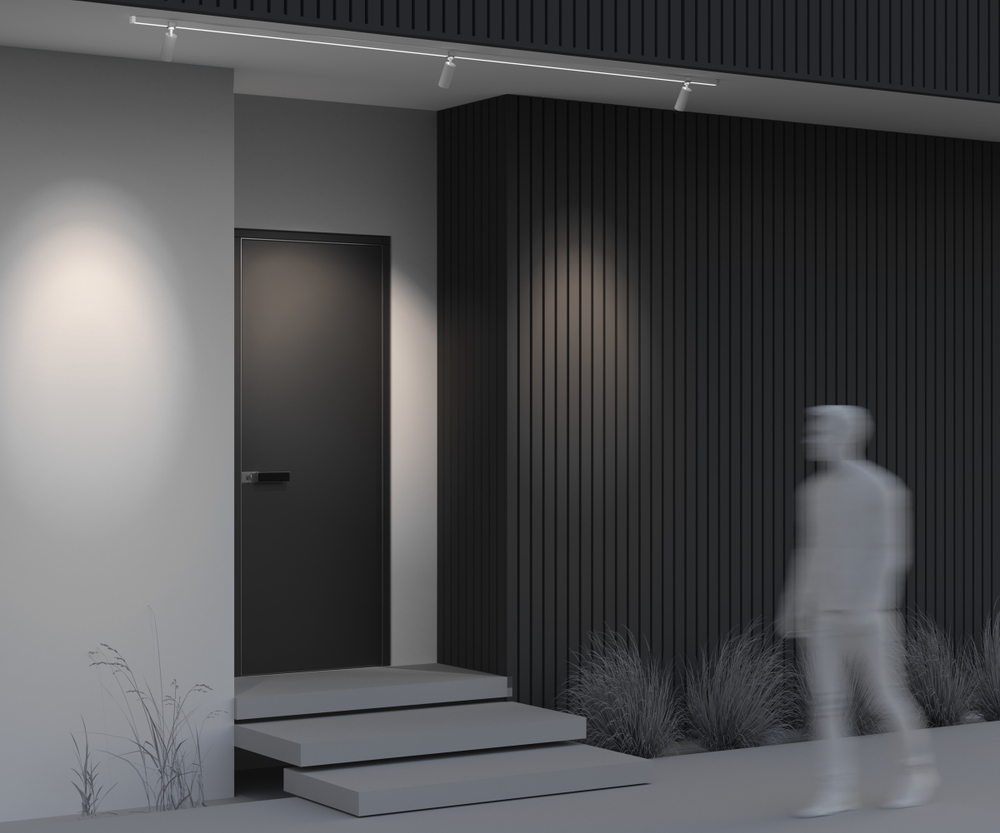 Уличный трековый светильник Outdoor O-TR01-1-S-16WW3K