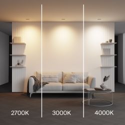 Встраиваемый светильник светодиодный Maytoni Parete DL100-6W2.7-3-4K-B