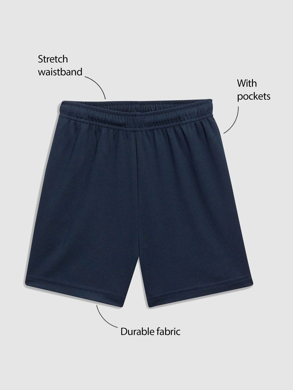 Шорты спортивные для девочки Next 755-078, Темно-синий