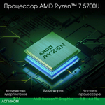 Ноутбук Digma Pro Breve Silver (DN15R7-ADXW01)