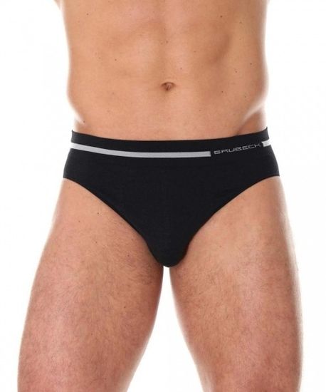 Мужские трусы слипы BRUBECK Comfort Wool BE10050 черный