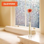 Пленка на окно самоклеящаяся статическая БЕЗ КЛЕЯ, солнцезащитная, 45х150 см, "Витраж", DASWERK, 607968