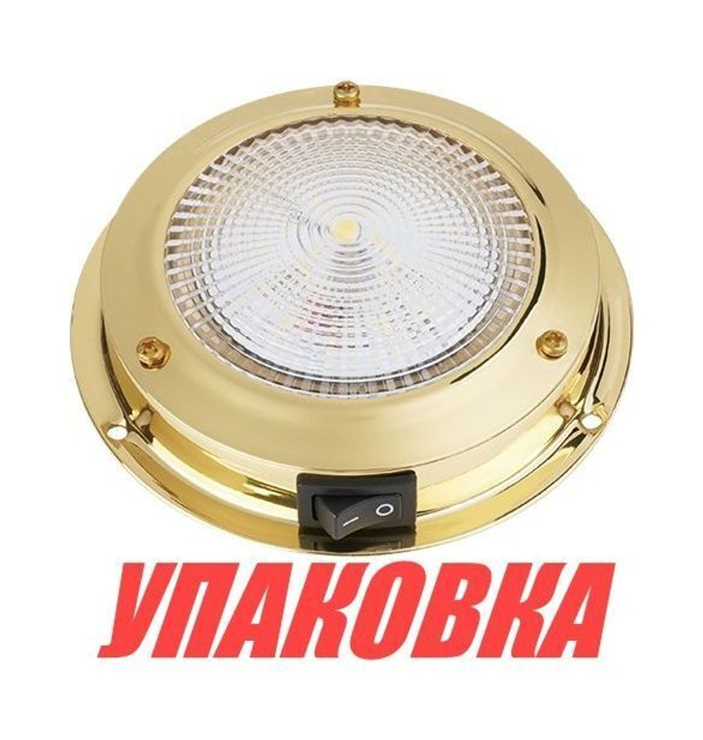 Светильник каютный светодиодный белый свет 12 В, D106mm SeaFlo (упаковка из 10 шт.)
