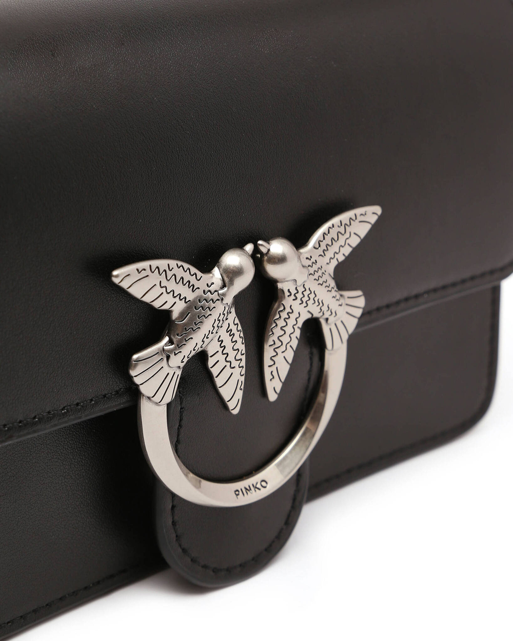 кожаная сумка через плечо love one mini Pinko - черный(100074 A0F1)